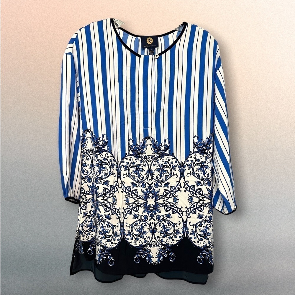 ADRIENNE VITTADINI NWOT WOMEN’S TUNIC SZ. M - Picture 4 of 6